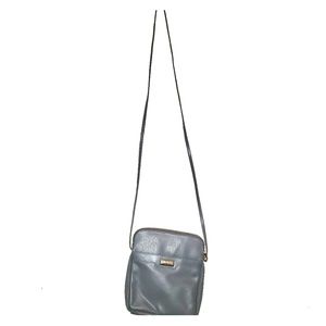 Osprey London gray leather crossbody bag